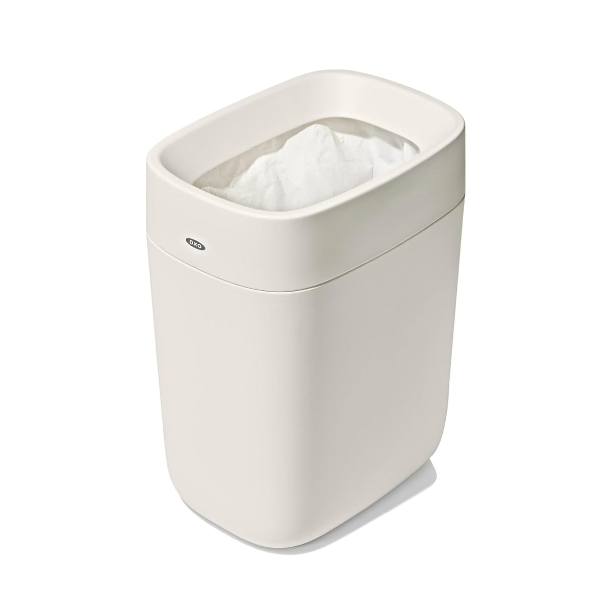 OXO Good Grips Bathroom Trash Can, White