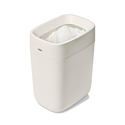 OXO Good Grips Bathroom Trash Can, White
