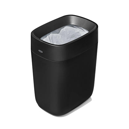 OXO Good Grips Bathroom Trash Can, White