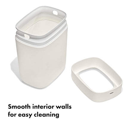 OXO Good Grips Bathroom Trash Can, White