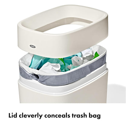 OXO Good Grips Bathroom Trash Can, White