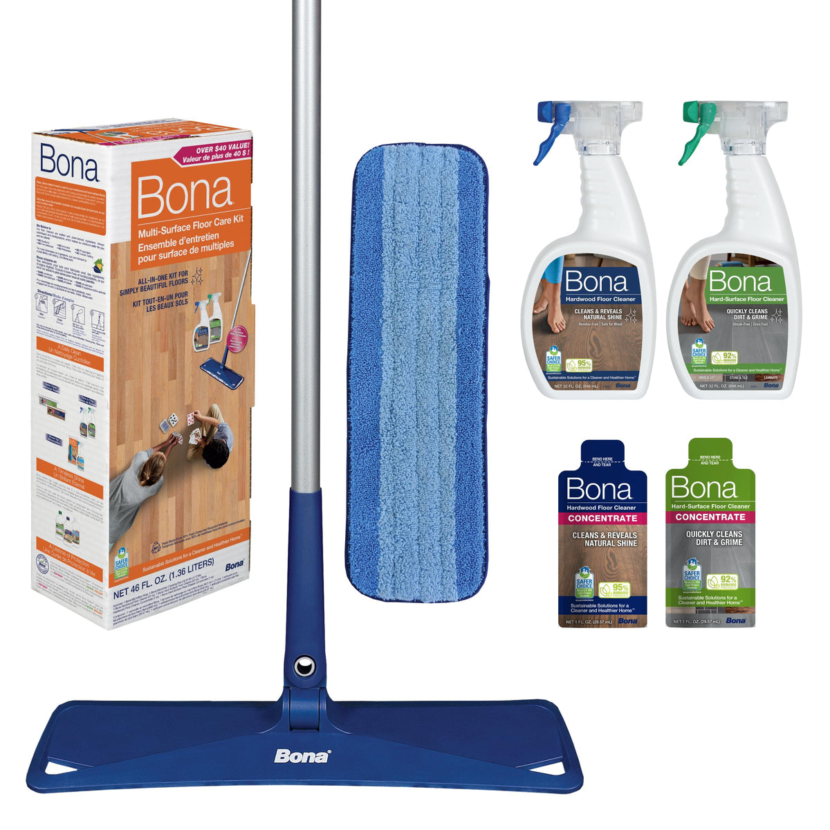 Bona Premium Sweep & Clean Mop for Multi-Surface floors