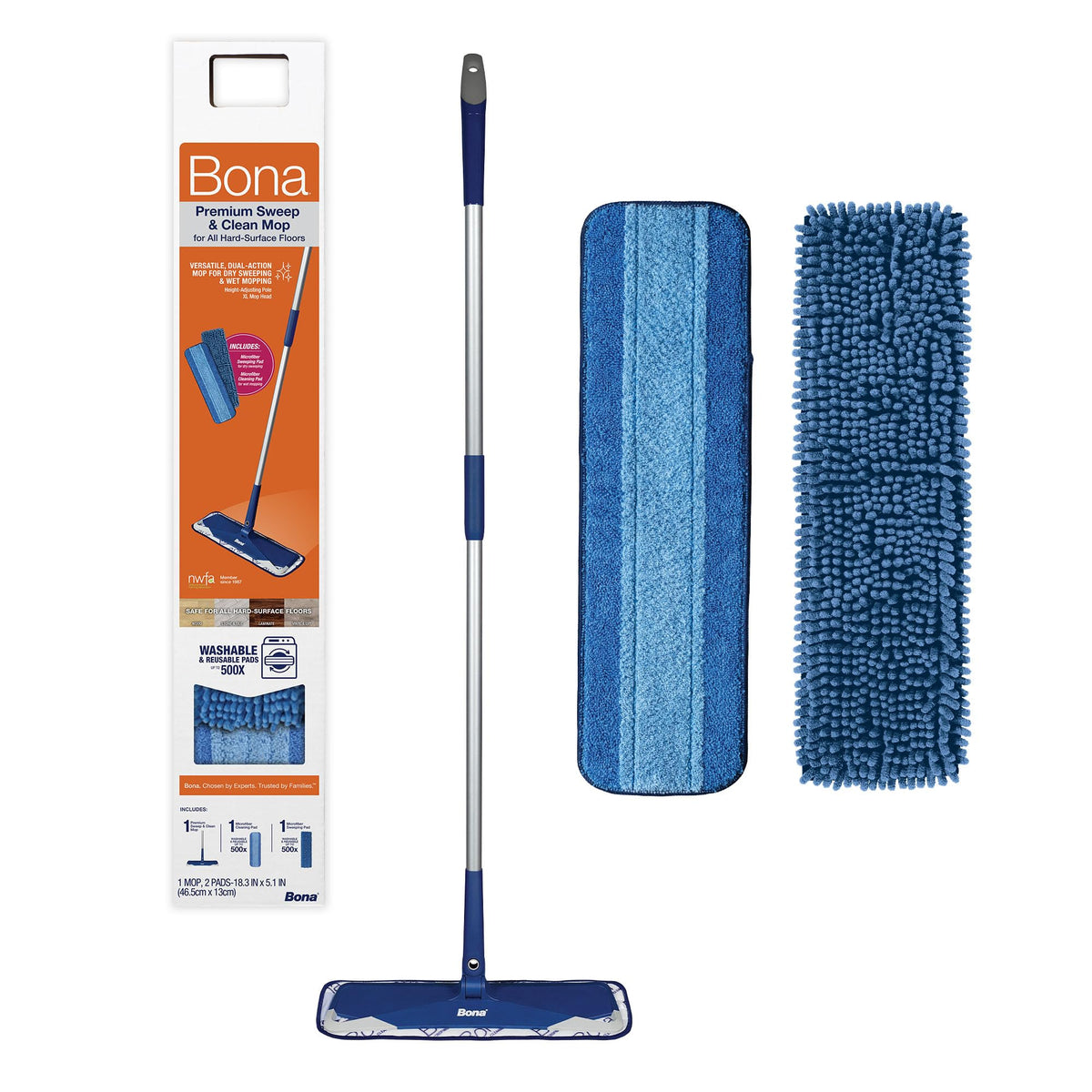 Bona Premium Sweep & Clean Mop for Multi-Surface floors